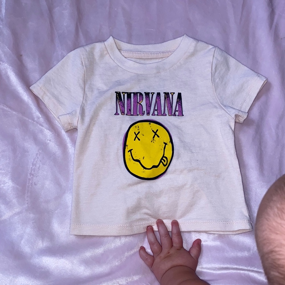 Baby girl Nirvana Tshirt 12 months